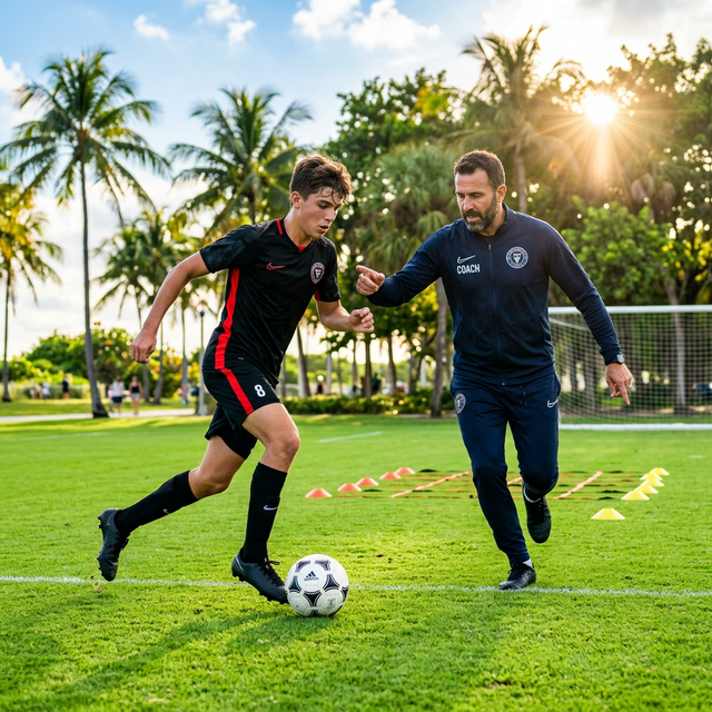 Private soccer coaching Miami